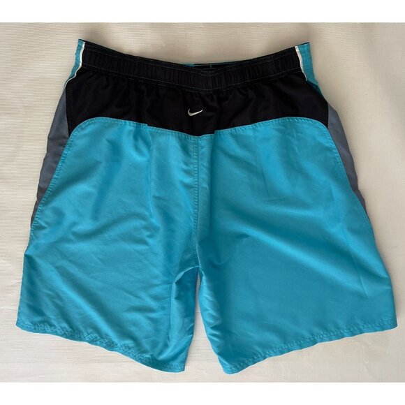 Nike Shorts Mens Large Blue Board Casual Elastic Drawstring Activewear Pockets - Picture 2 of 6